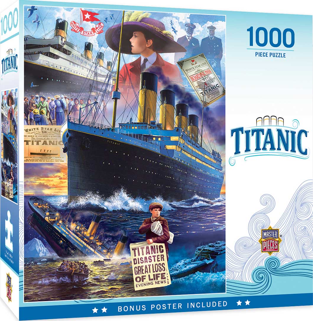 Titanic Collage Scratch And Dent 1000 Pieces MasterPieces Puzzle