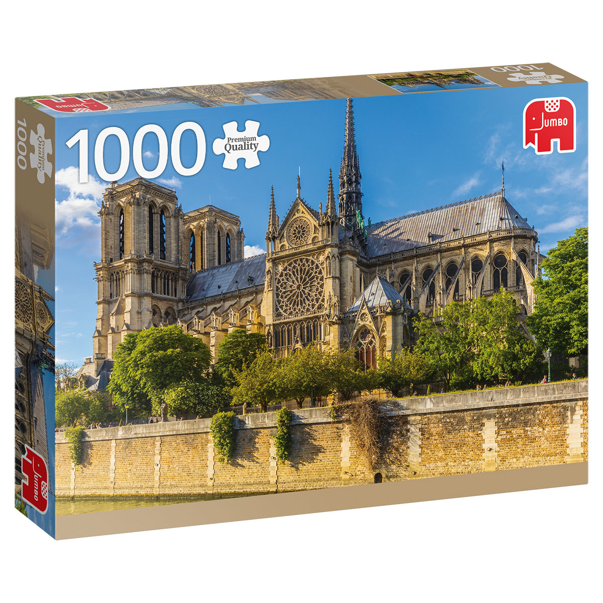 Notre Dame Paris 1000 Pieces Jumbo Puzzle Warehouse