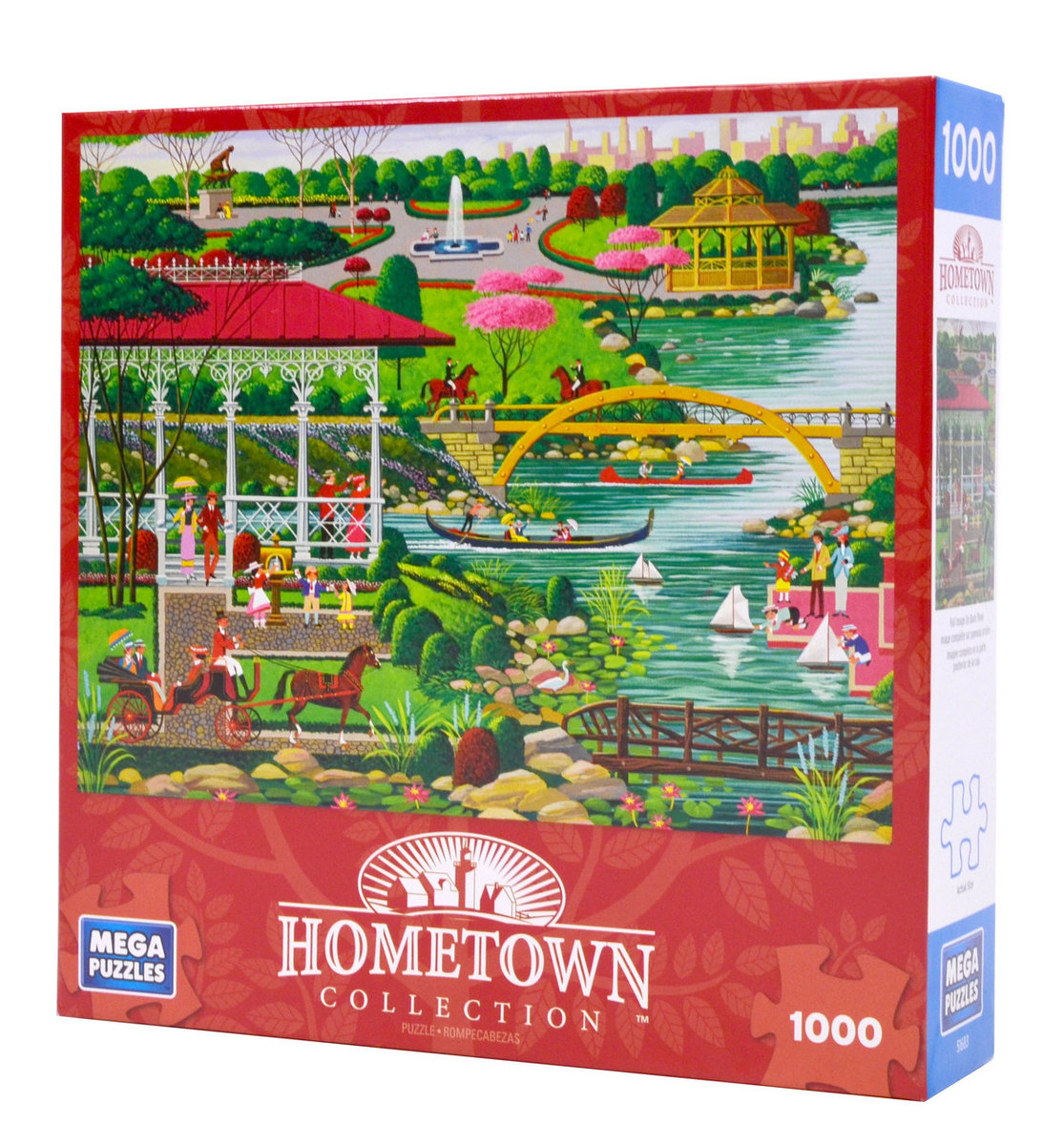 Hometown Collection Central Park 1000 Pieces MEGA Puzzles Puzzle