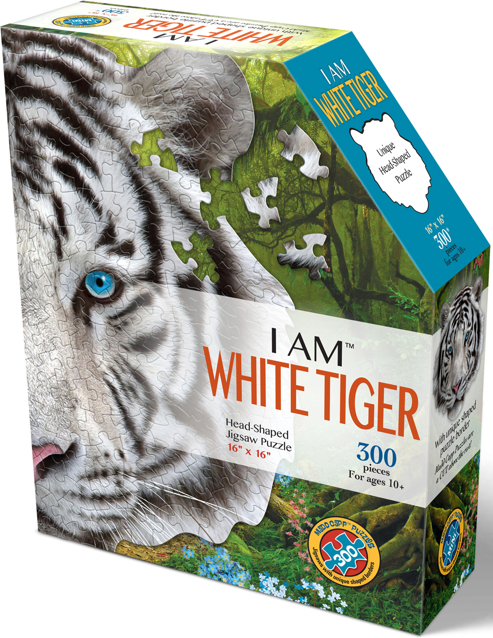 Madd Capp Mini Puzzle I Am White Tiger Pieces Madd Capp Games