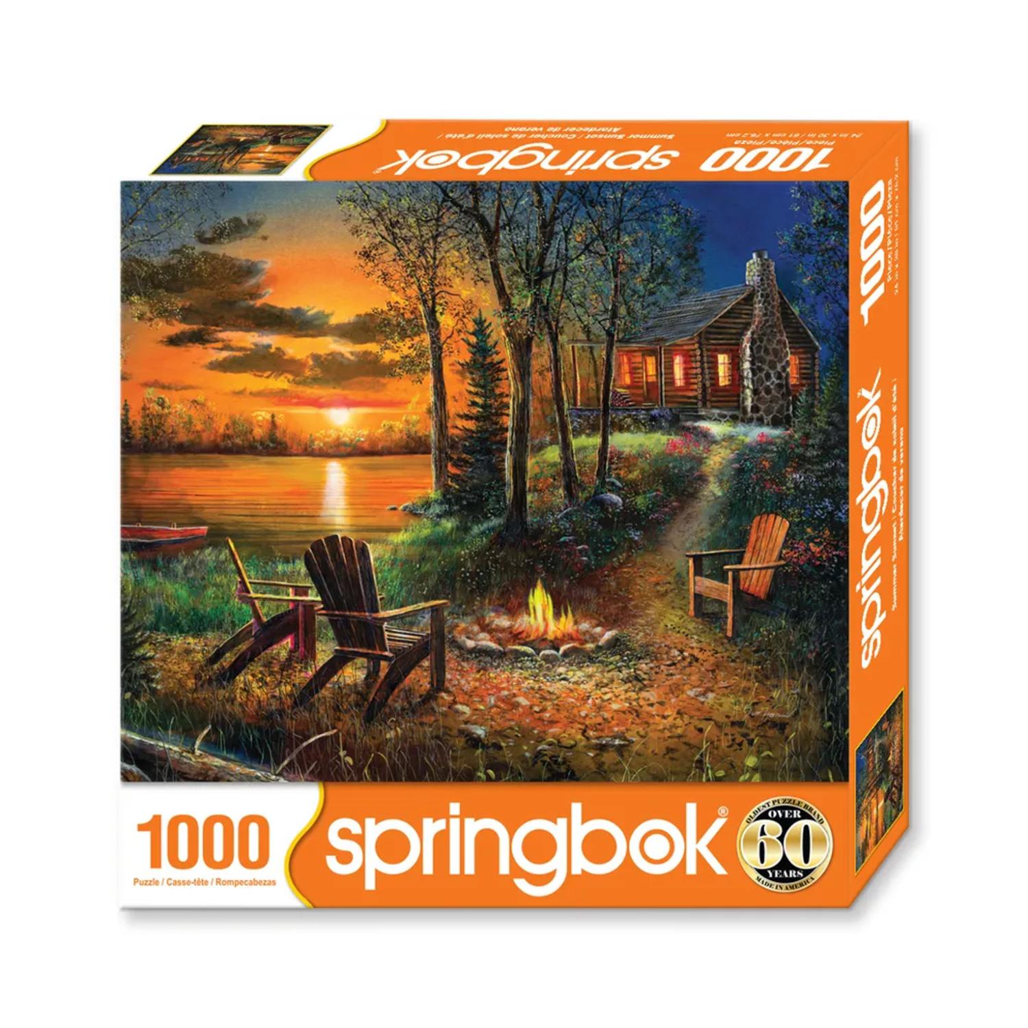 Summer Sunset 1000 Pieces Springbok Puzzle Warehouse