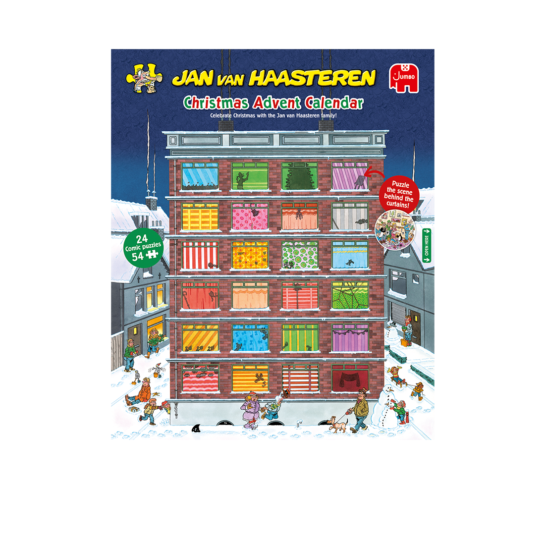 Jan Van Haasteren Christmas Advent Calendar 50 Pieces Jumbo Puzzle