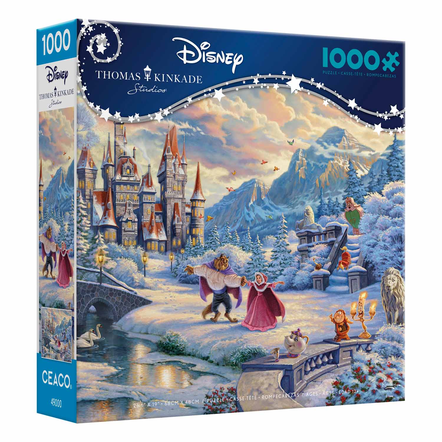 Beauty The Beast Winter Enchantment Pieces Ceaco Puzzle