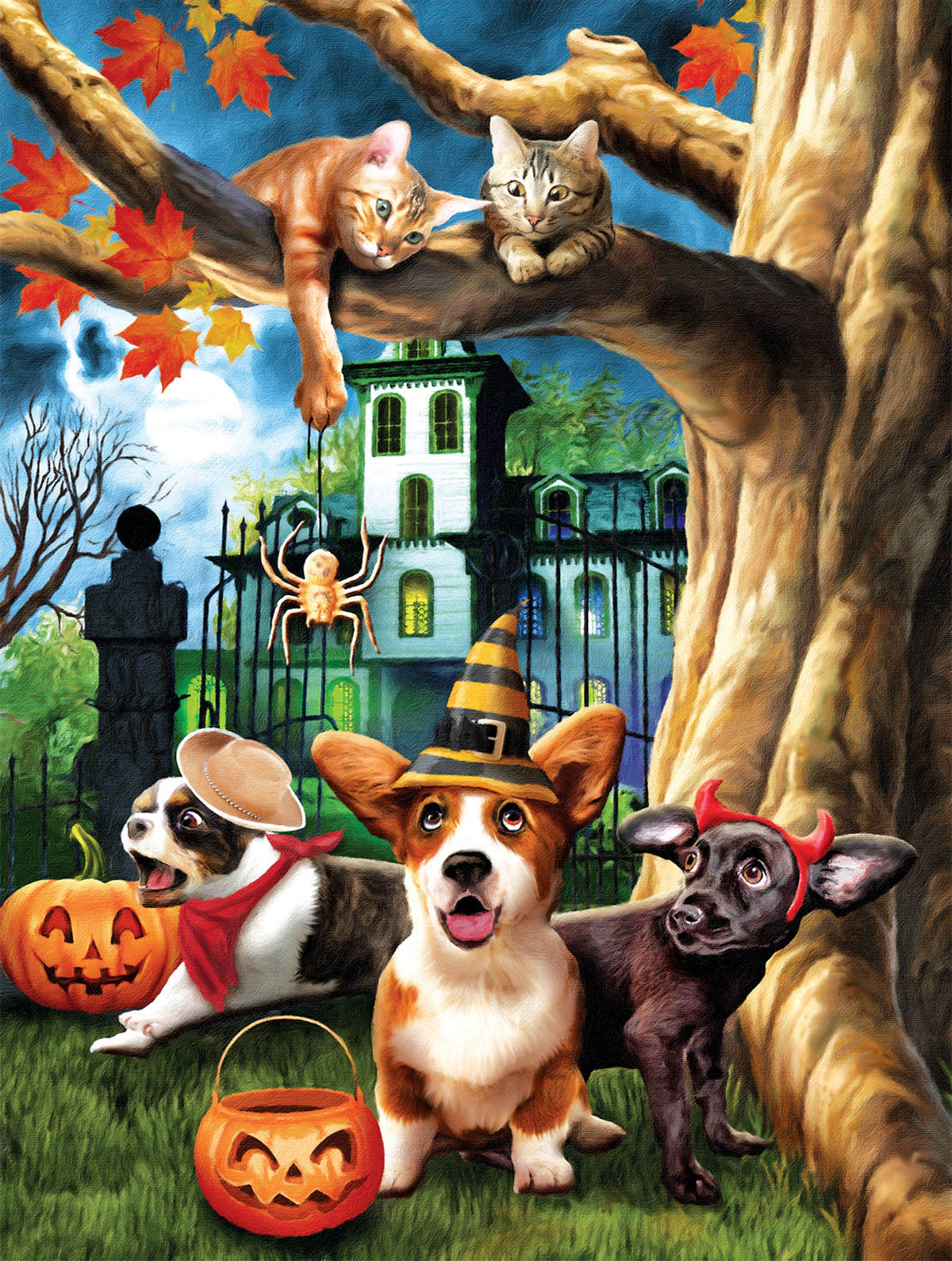 Halloween HiJinx 300 Pieces SunsOut Puzzle Warehouse