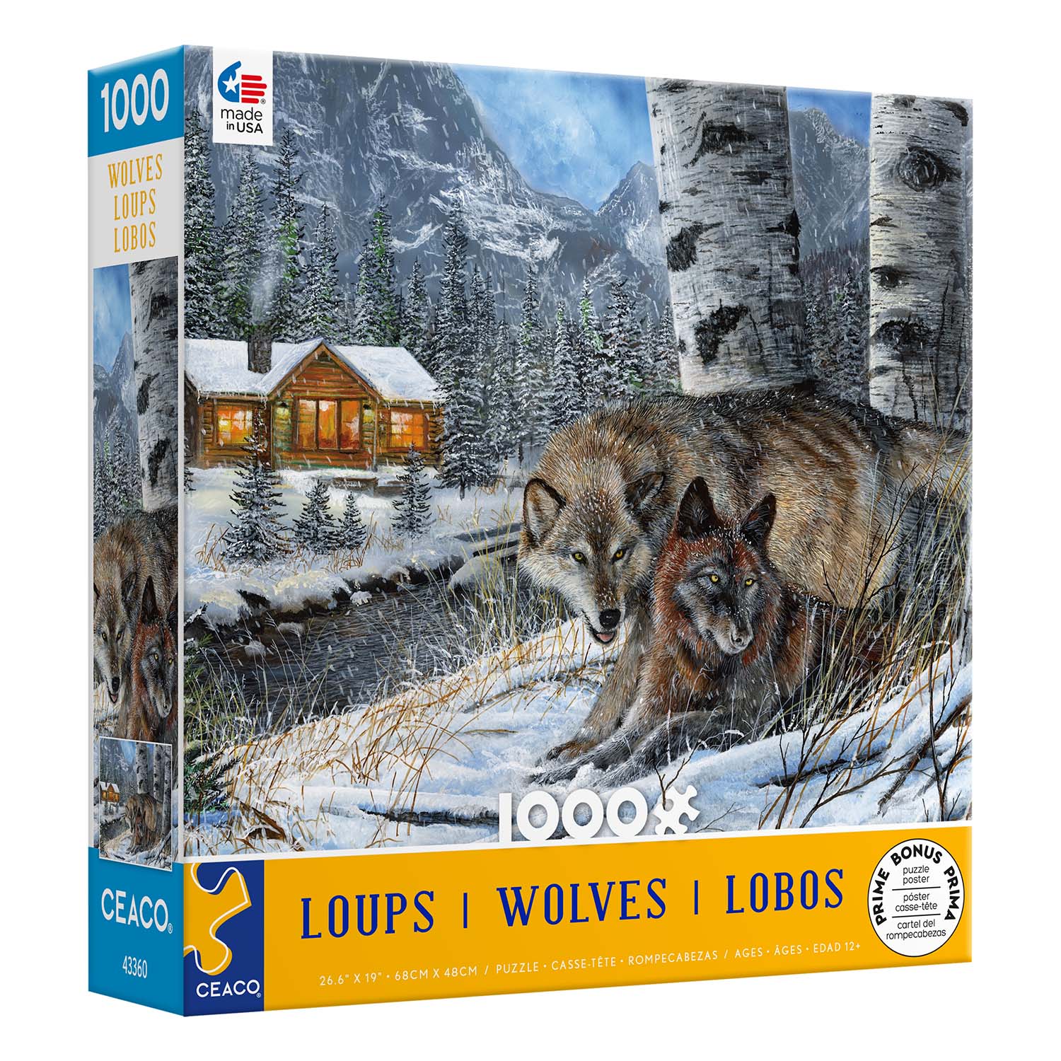 Wolves Kd Wolves Pieces Ceaco Puzzle Warehouse