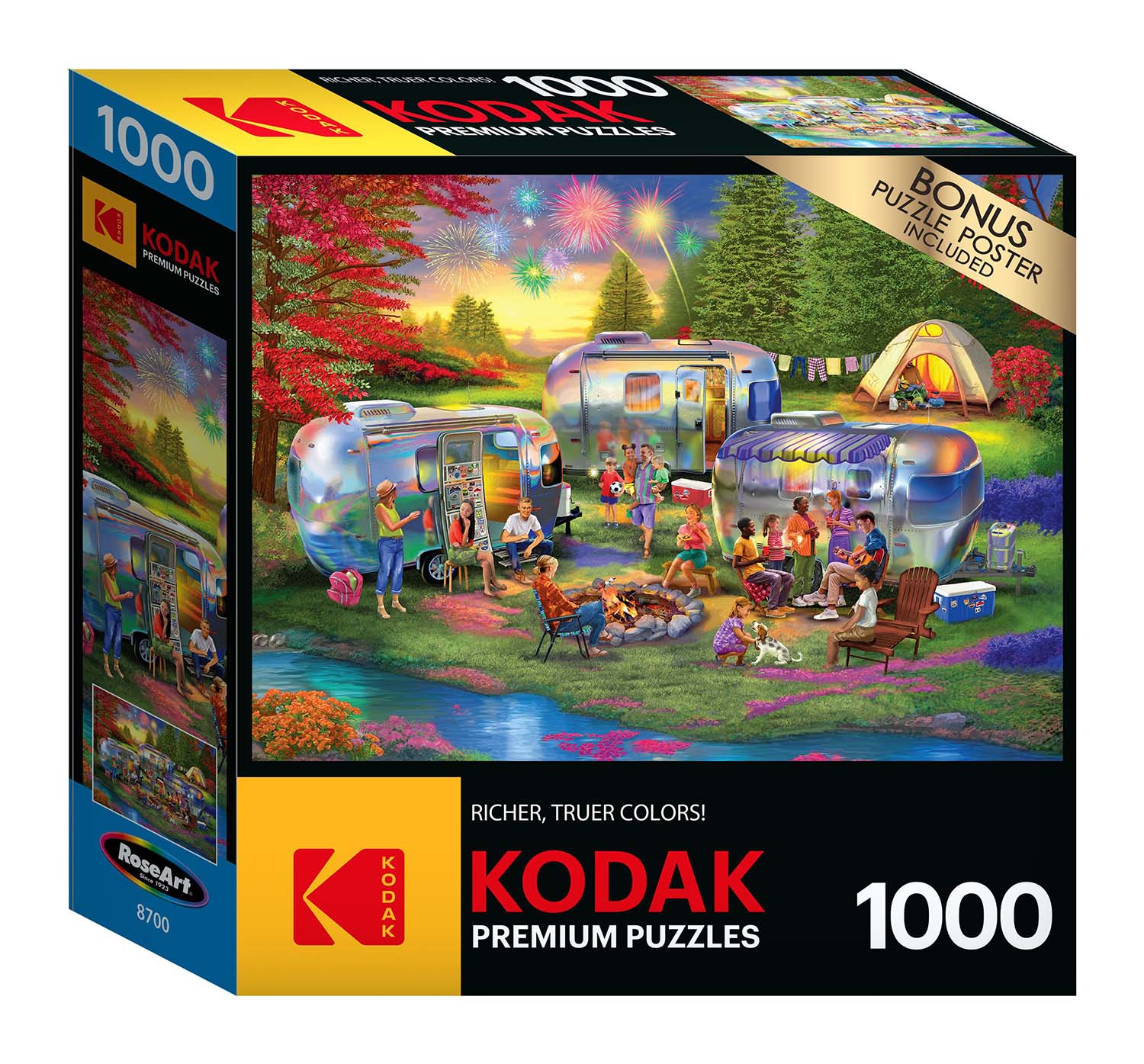 Shiny Happy Campers 1000 Pieces Kodak Puzzle Warehouse