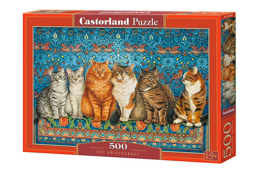 Cat Aristocracy Pieces Castorland Puzzle Warehouse