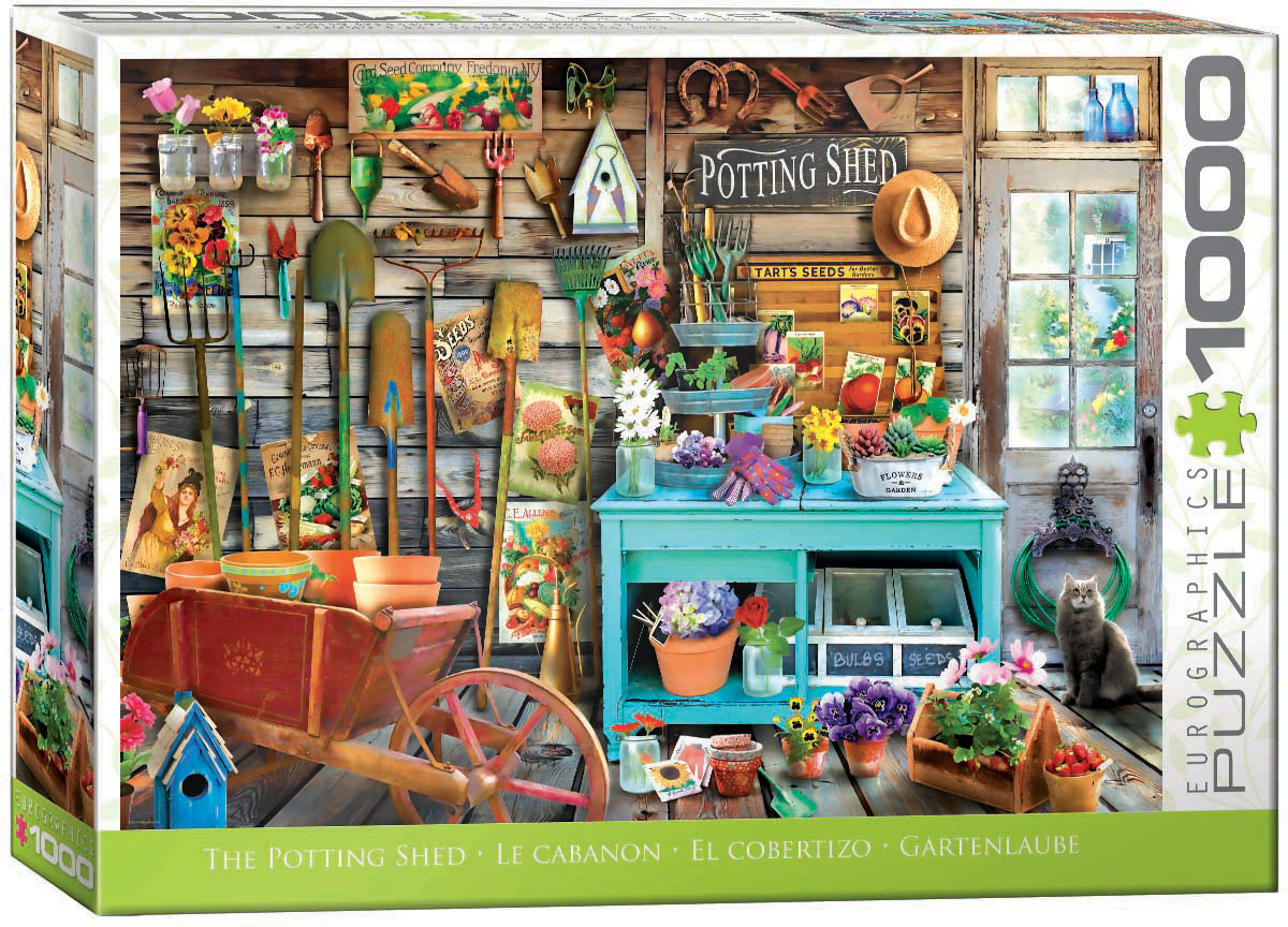 The Potting Shed 1000 Pieces Eurographics Puzzle Warehouse