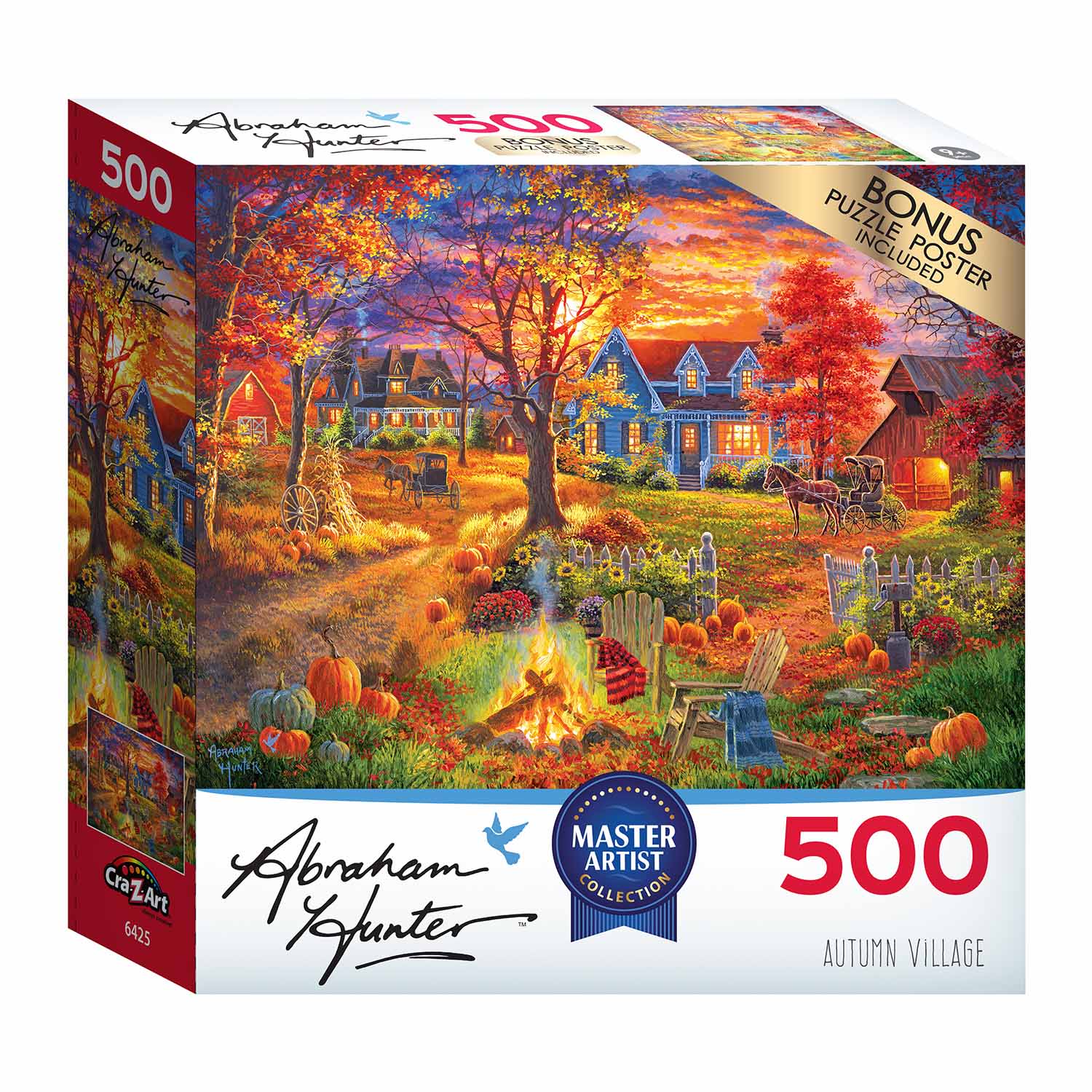 Autumn Village Pieces Roseart Puzzle Warehouse