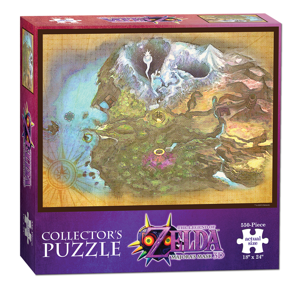 The Legend Of Zelda Majora S Mask Termina Map 550 Pieces USAopoly