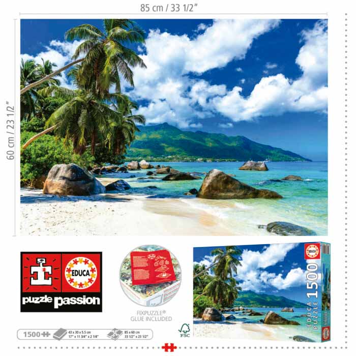 Seychelles Pieces Educa Puzzle Warehouse