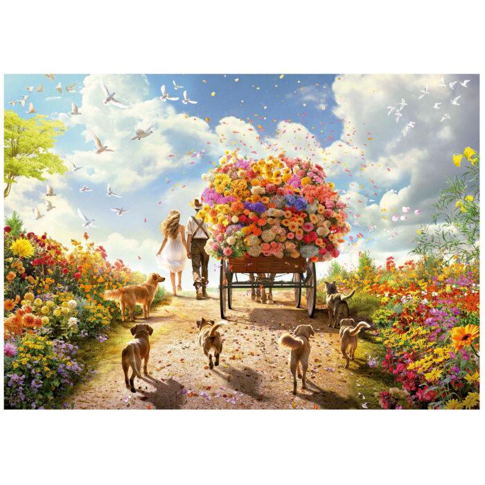 Carrying Flowers Pieces Educa Puzzle Warehouse