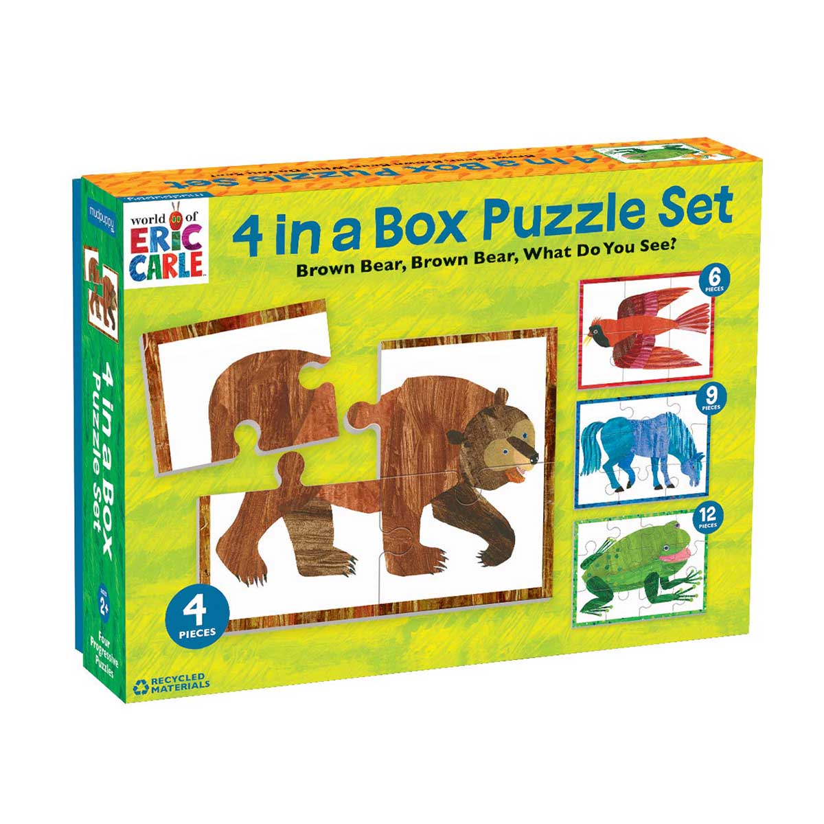 World Of Eric Carle Brown Bear Pieces Vary Mudpuppy Puzzle Warehouse