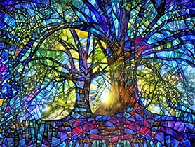 Worship of Trees by Peggy Collins