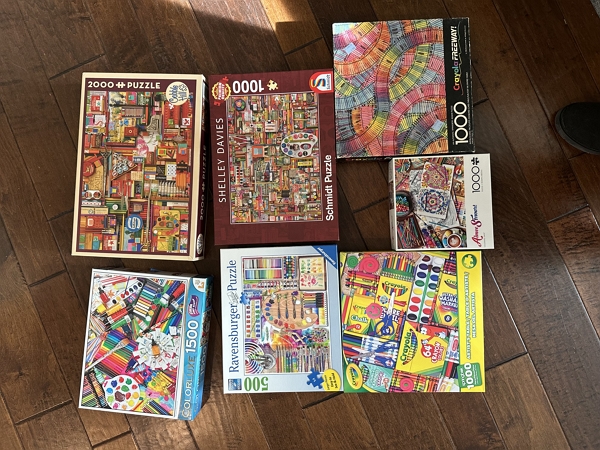 selection of puzzles
