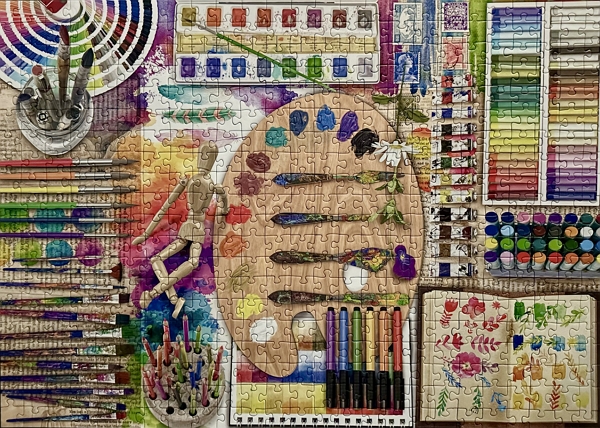 artist palette puzzle