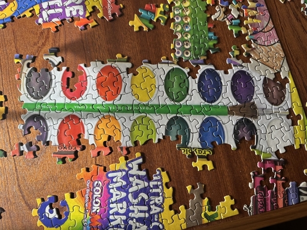 progress on puzzle