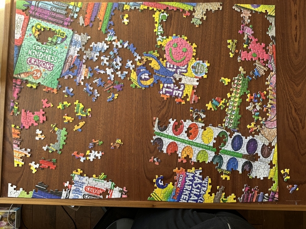 puzzle almost done