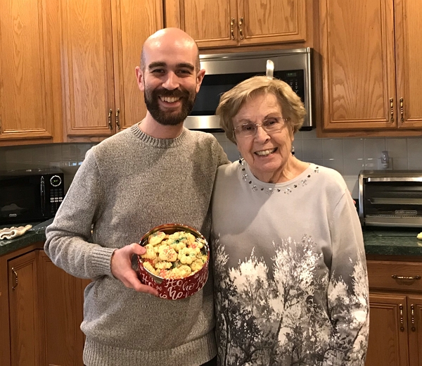 Richard and his grandmother