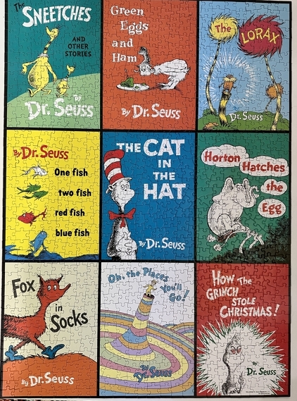 Dr. Seuss Books puzzle