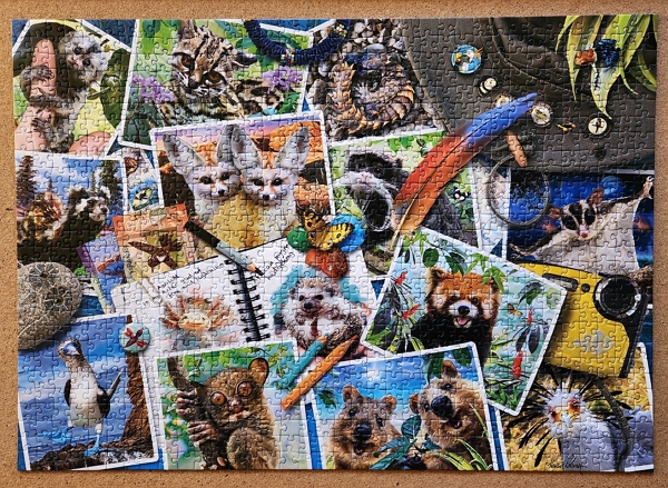 A Traveler's Animal Journal puzzle