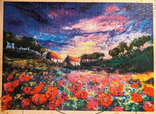 Sundown Poppies puzzle