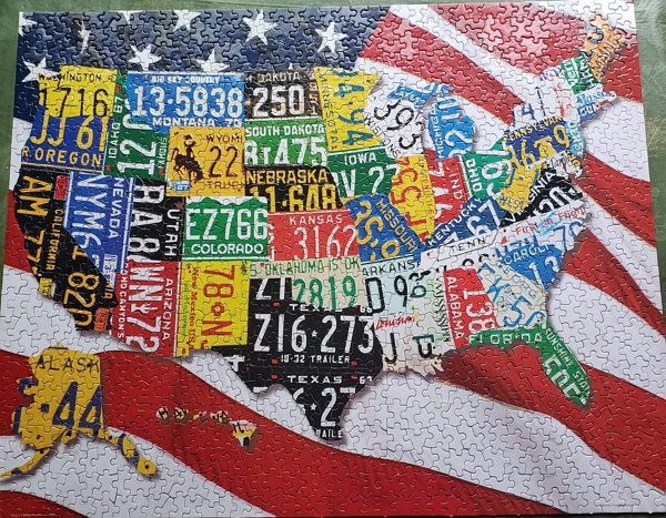 State Plates puzzle