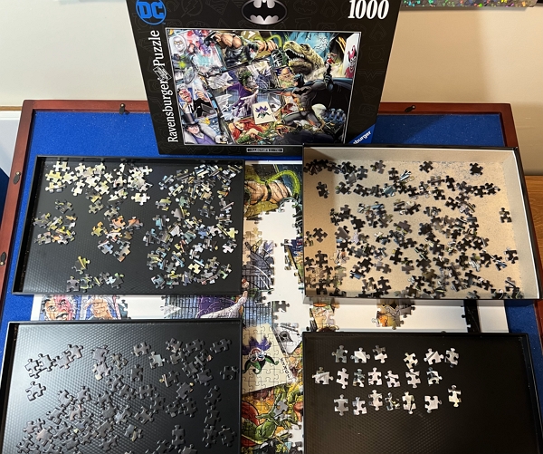 puzzle in progress