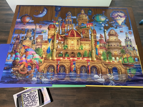  puzzle in process