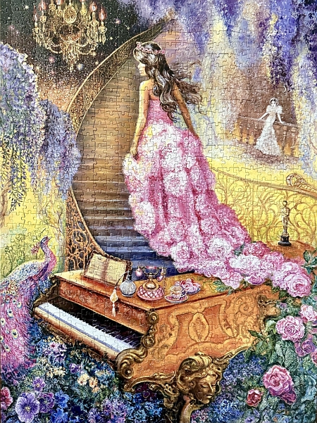 Melody in Pink completed puzzle