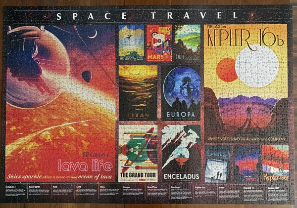 Space Travel Posters puzzles