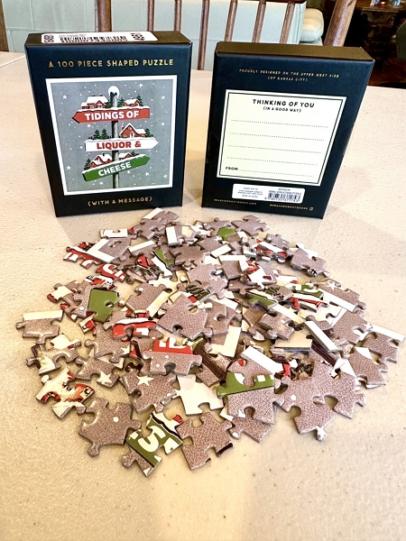 Galison mini 100 piece puzzle