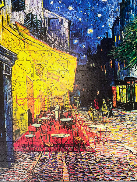Cafe' Terrace at Night puzzle