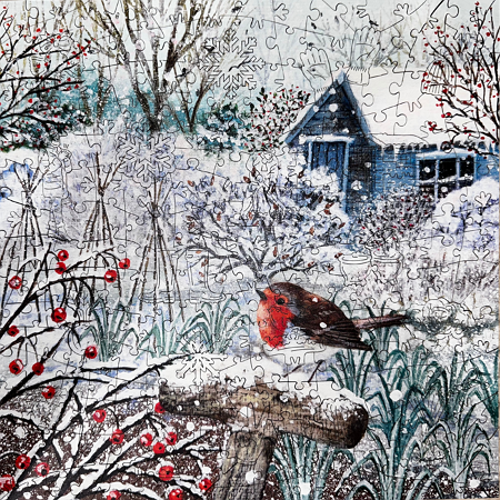 Winter Garden Robin puzzle