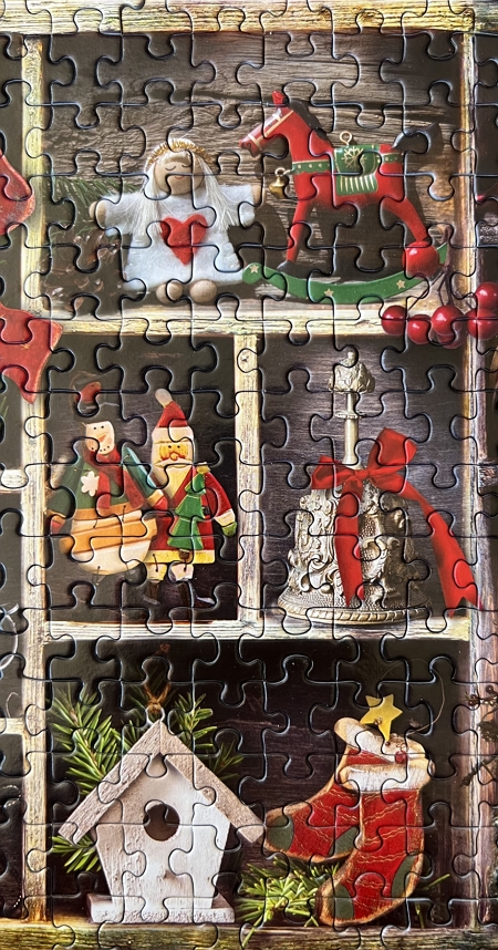 Christmas Ornaments detail puzzle