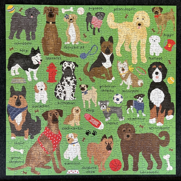 Doodle Dogs 500 Piece Jigsaw Puzzle