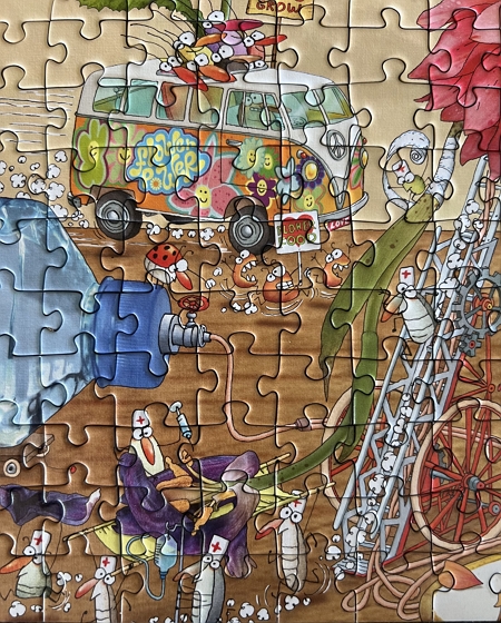 section of puzzle