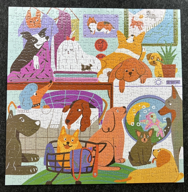 Laundry Dogs 500 Piece Jigsaw Puzzle