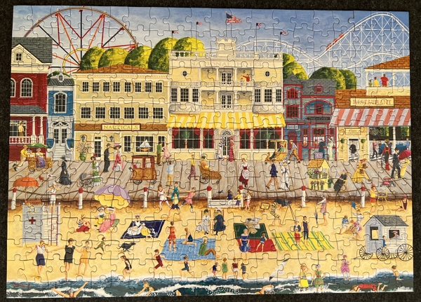 On the boardwalk puzzle