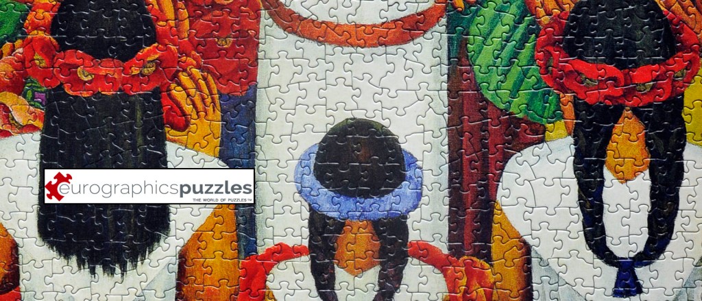Diego Rivera Flower Festival NEW Eurographics jigsaw Puzzle 1000 Pc 