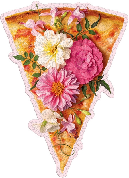 Pizza Party shaped puzzle