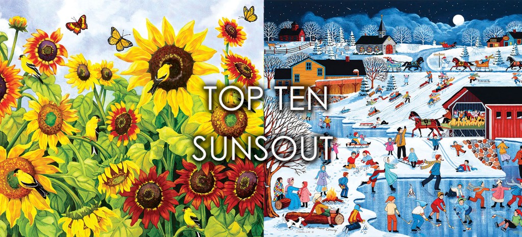 Jigsaw Junkies - TOP TEN: Sunsout Puzzles