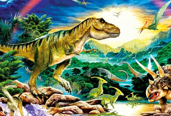Factory Sealed NEW Dinosaurs Alive 300 Piece Jigsaw Puzzle