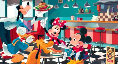 Details about   Jigsaw Puzzle 123's Numbers Disney Characters 24 pieces 9" x 10" 
