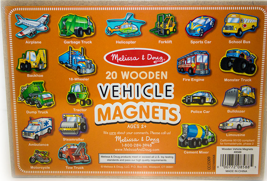 Wooden Vehicle Magnets Melissa And Doug Puzzle Warehouse