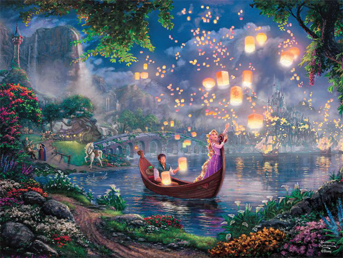 Thomas Kinkade Disney Dreams Collection 4 in 1 Multipack Puzzle Set