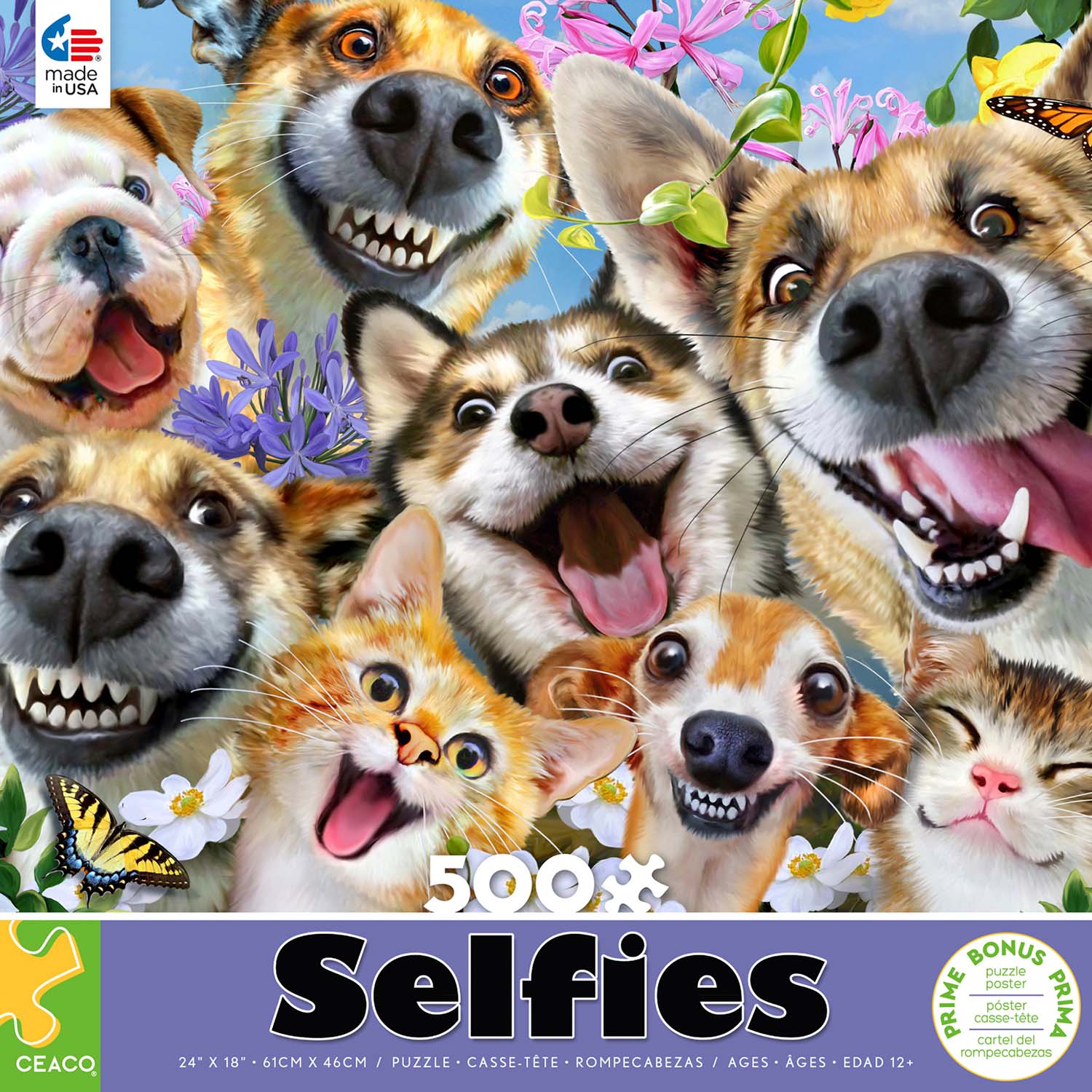 Companion Selfies, 550 Pieces, Ceaco | Puzzle Warehouse