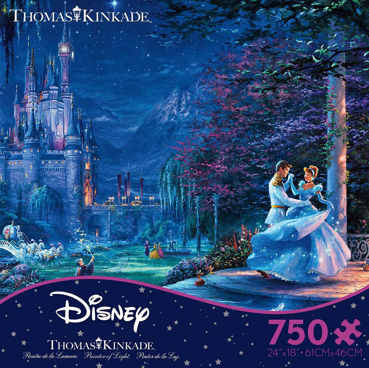 Thomas Kinkade Disney - Cinderella Dancing In The Starlight