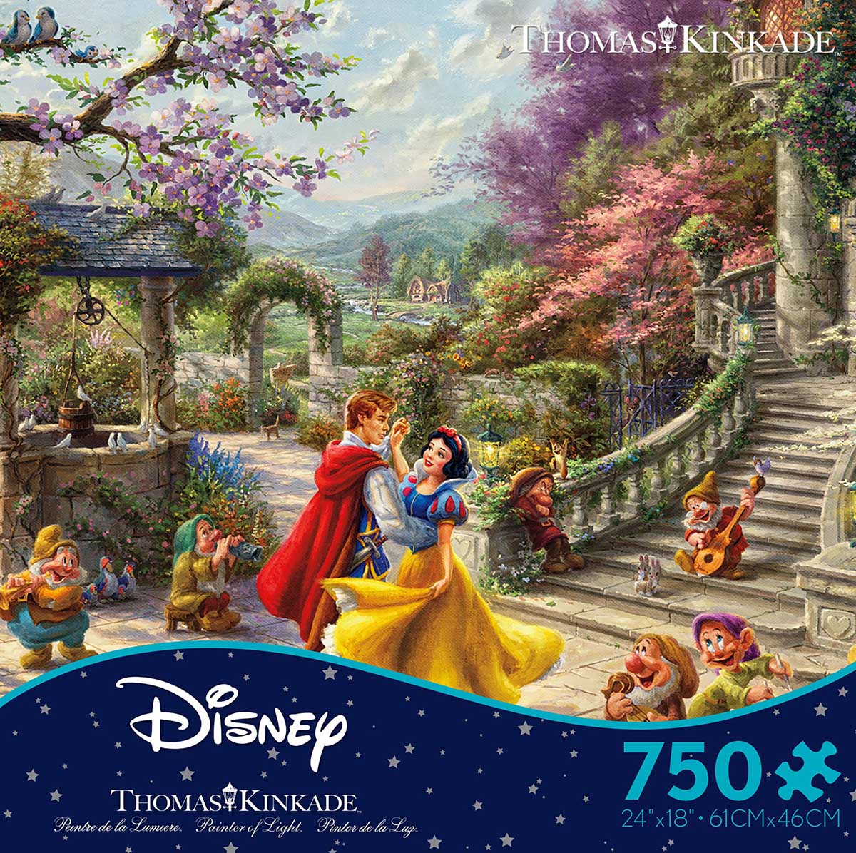 Thomas Kinkade Disney - Snow White Dancing In The Sunlight