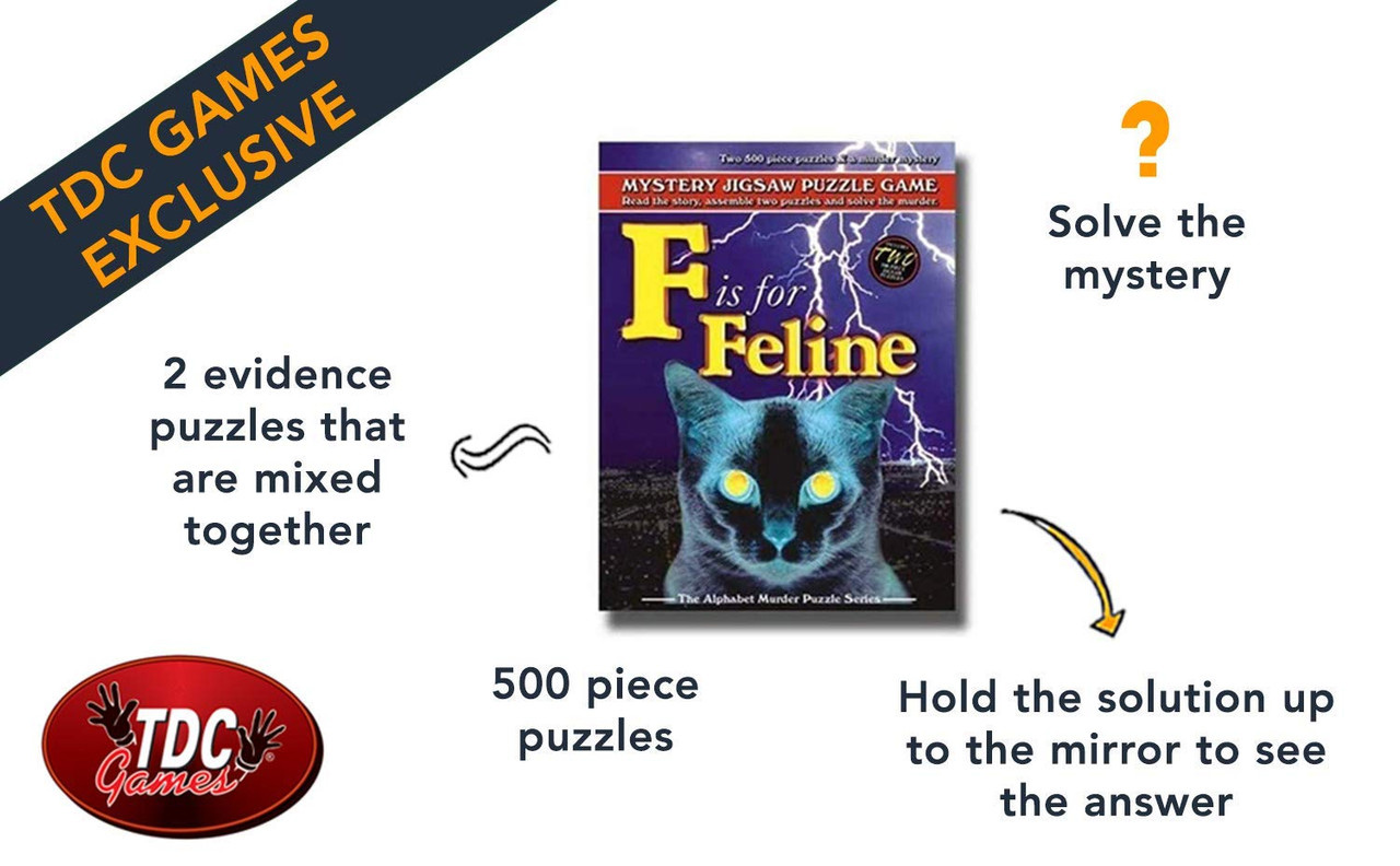 F is for Feline (Mystery Puzzle)
